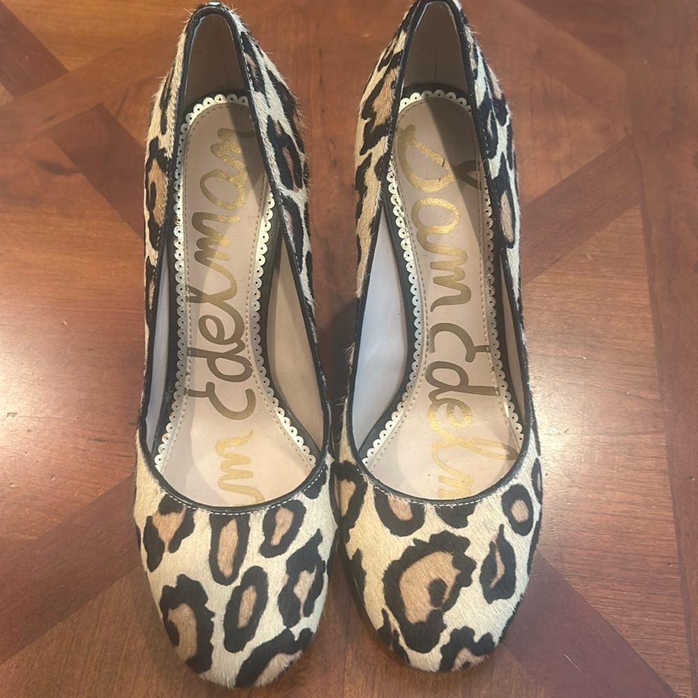 Sam Edelman Leopard Print Pump in Black, Brown, Cream